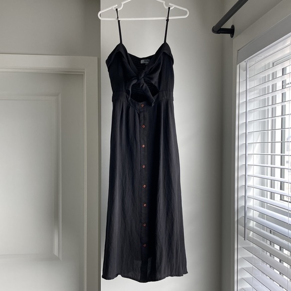 Tie front midi dress - Picture 3 of 4